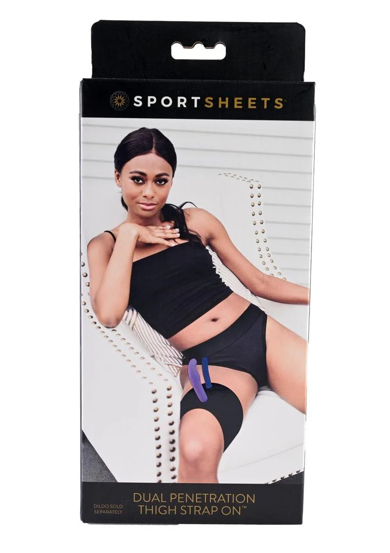Sportsheets Dual Penetration Thigh Strap On Adjustable And Versatile - Image 3