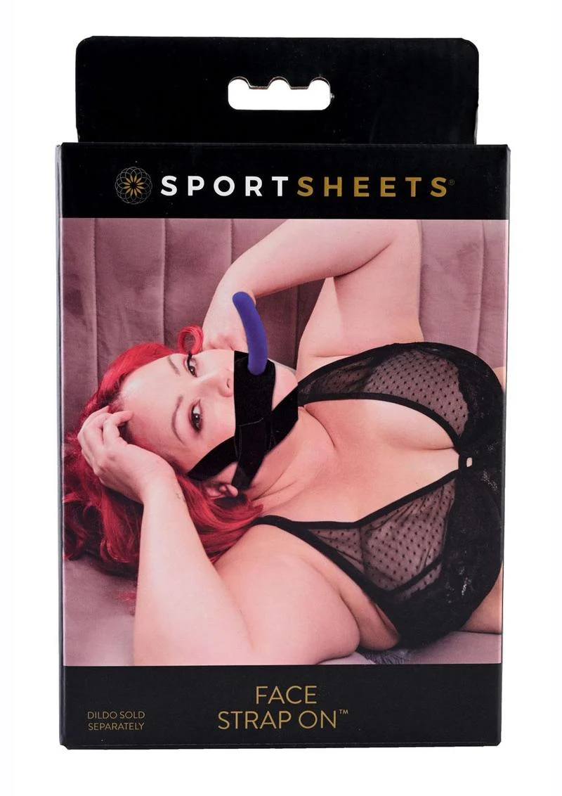 Sportsheets Face Strap-On Adjustable Hands-Free Oral Play Harness - Image 3