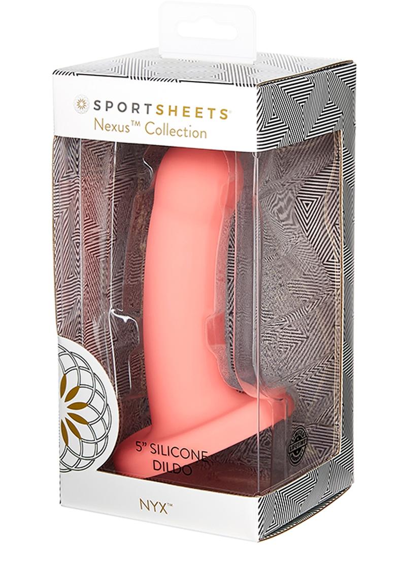 Sportsheets Nexus Nyx Silicone Dildo With Curved Harness - Image 4