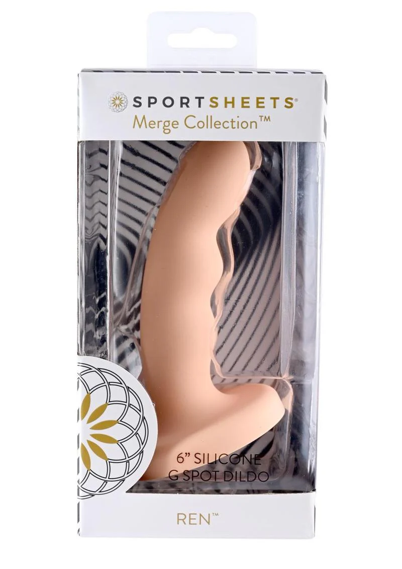 Sportsheets Ren Silicone G-Spot Dildo – Merge Collection - Image 3