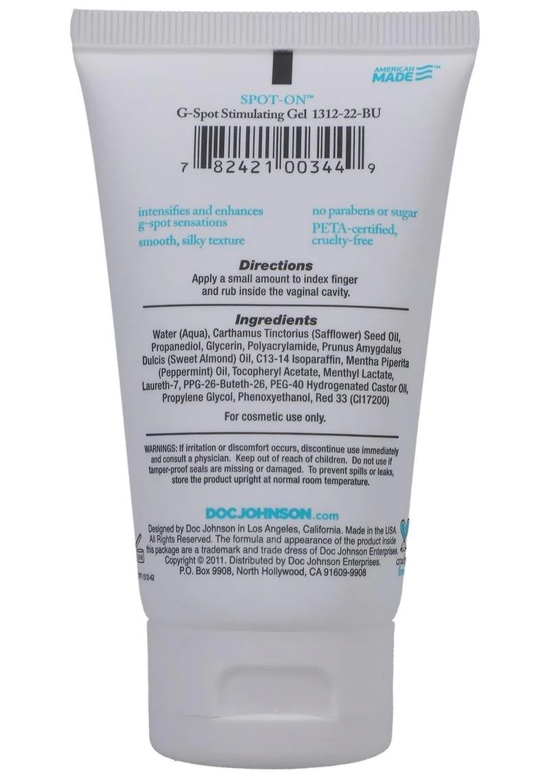 Spot-On G-Spot Stimulating Gel for Women - Image 2