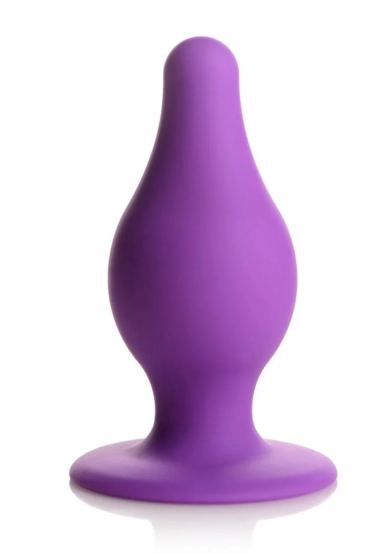 Squeeze-It Squeezable Tapered Small Anal Plug Flexible Silicone - Image 4