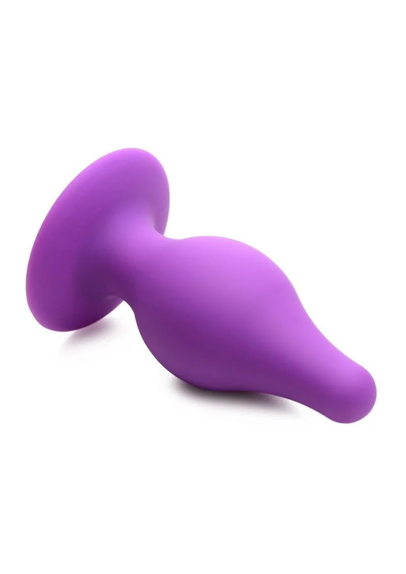 Squeeze-It Squeezable Tapered Small Anal Plug Flexible Silicone - Image 5