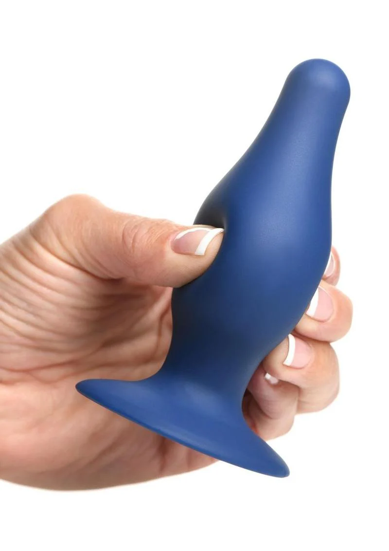Squeeze-It Squeezable Tapered Small Anal Plug Flexible Silicone - Image 9