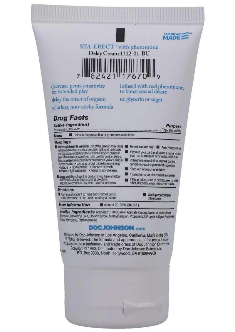 Sta-Erect Delay Cream For Men - Image 2