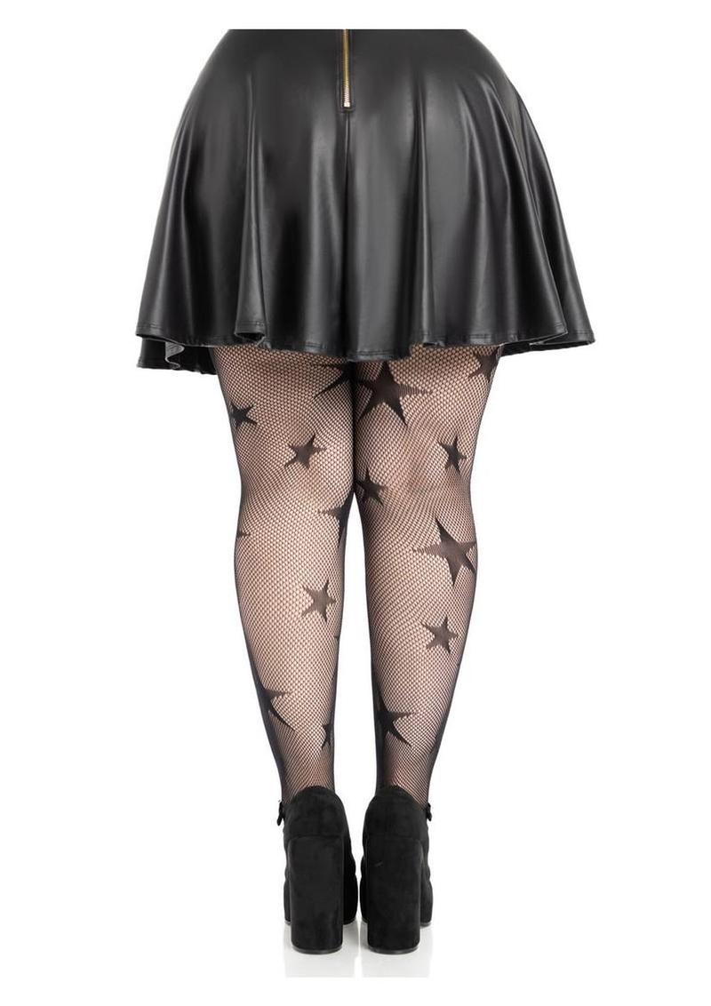 Star Fishnet Tights - Image 2