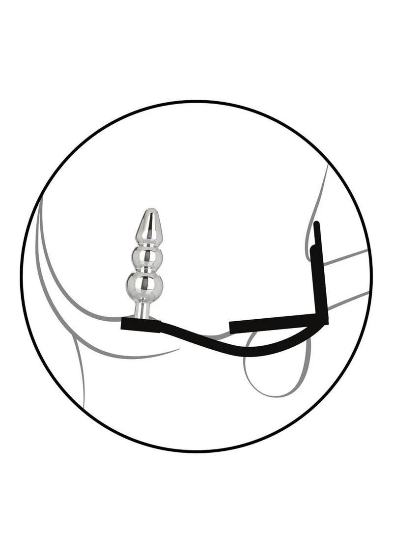 Star Fucker body-safe Beaded Plug with Silicone Dual Enhancer - Image 3