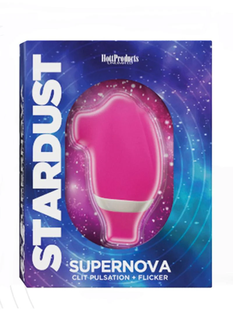 Stardust Supernova Silicone Vibrating Dildo With Clitoral Stimulator - Image 2