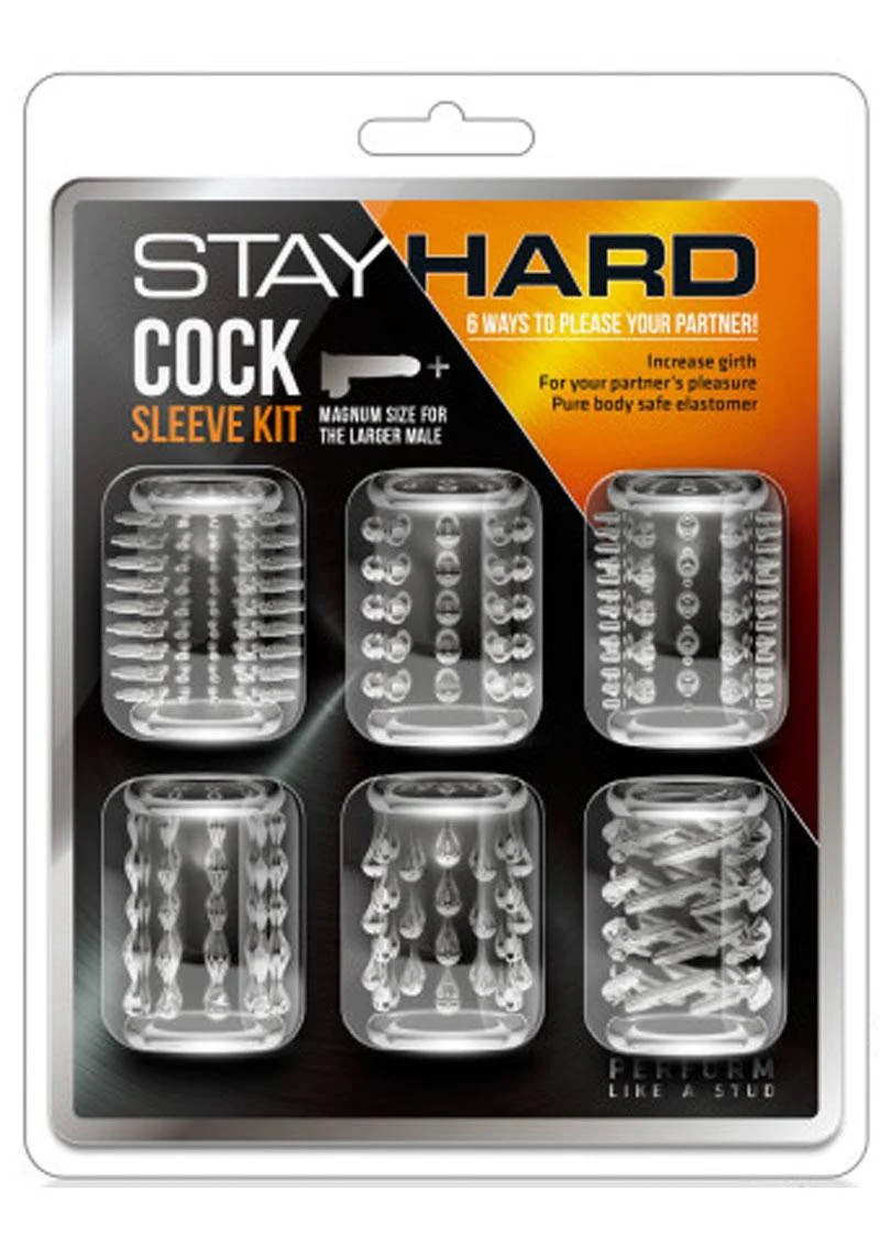 Stay Hard Cock Sleeve Kit 6 Sleeves for Increased Girth - Image 4