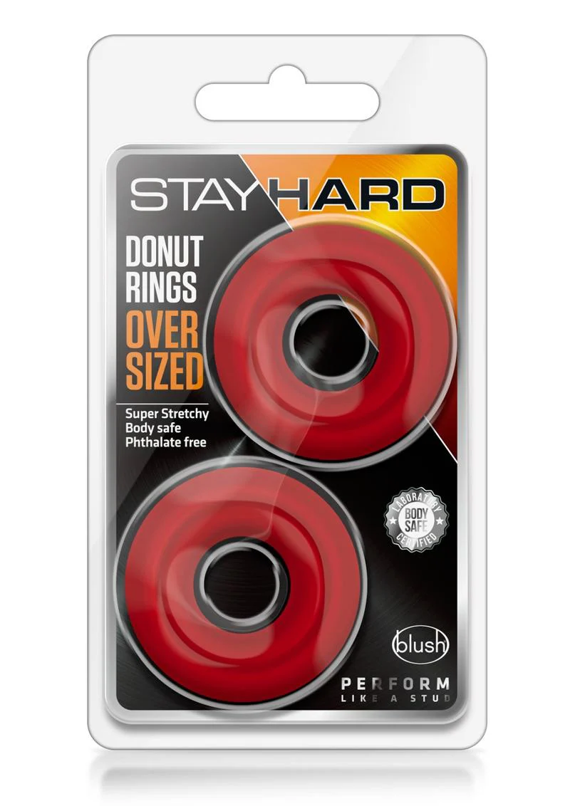 Stay Hard Donut Rings Oversized Comfortable And Body Safe Rings - Image 4