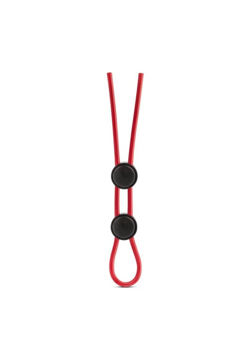 Stay Hard Silicone Double Loop Adjustable Cock Ring - Image 8
