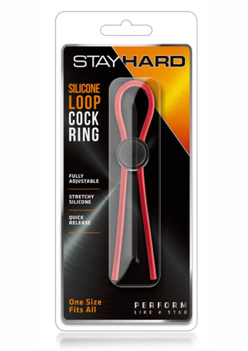 Stay Hard Stretchy Silicone Loop Cock Ring - Image 11