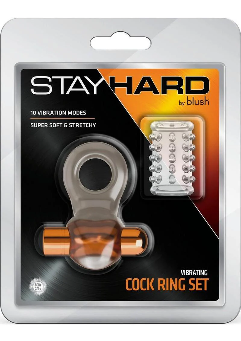 Stay Hard Vibrating Cock Ring Set - Image 4