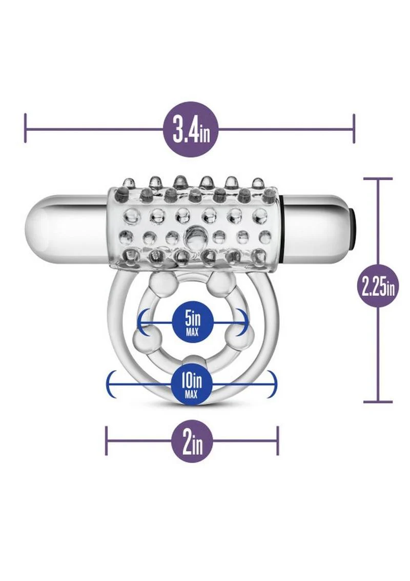 Stay Hard Vibrating Super Clitifier Cock Ring With Bullet Vibe - Image 3