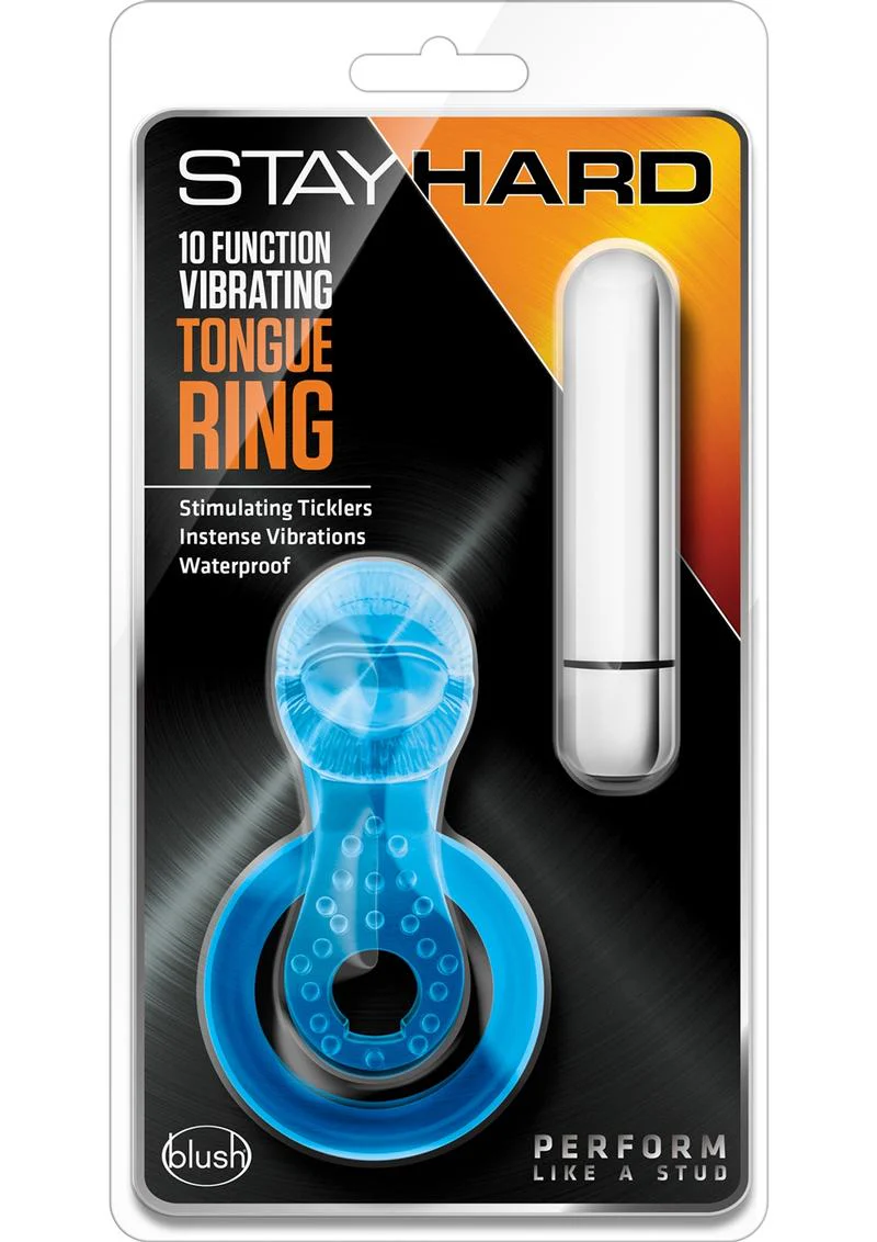 Stay Hard Waterproof and Stimulator Vibrating Tongue Ring - Image 7