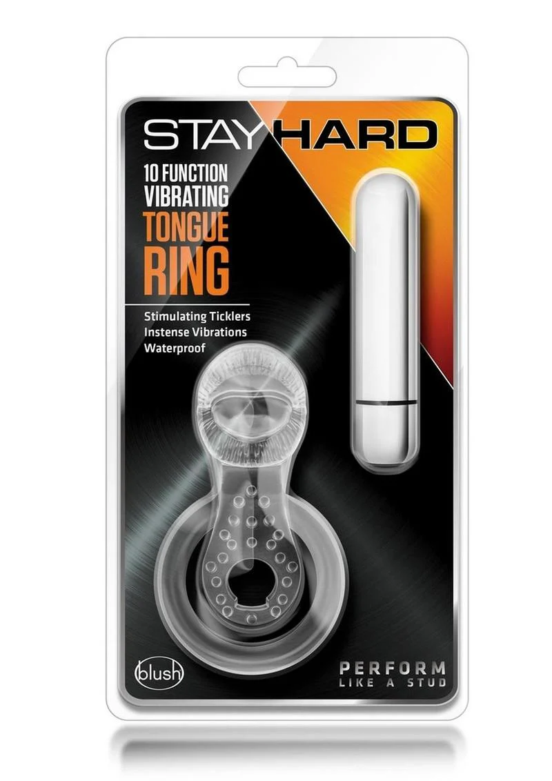Stay Hard Waterproof and Stimulator Vibrating Tongue Ring - Image 8