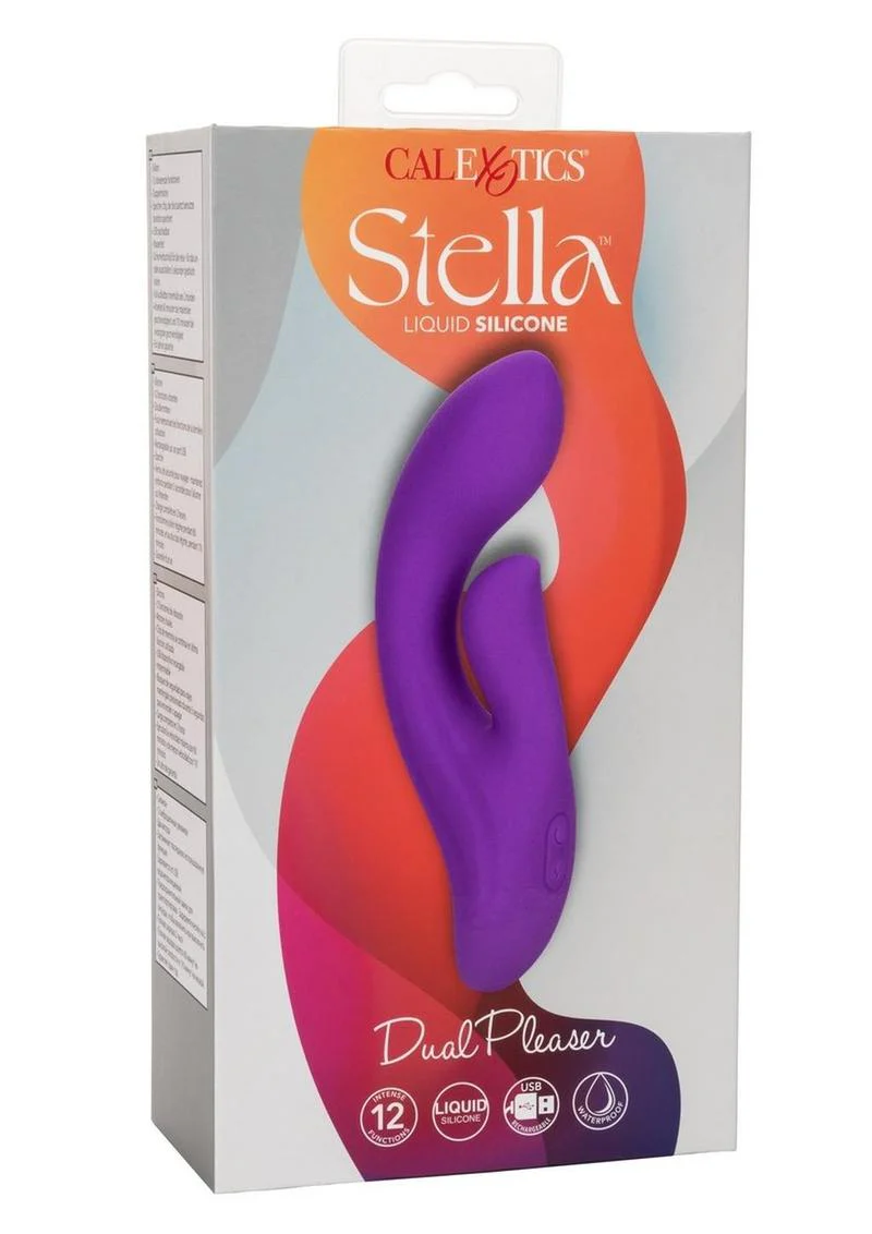 Stella Liquid Silicone Dual Pleaser Rechargeable Dual Vibrator - Image 4