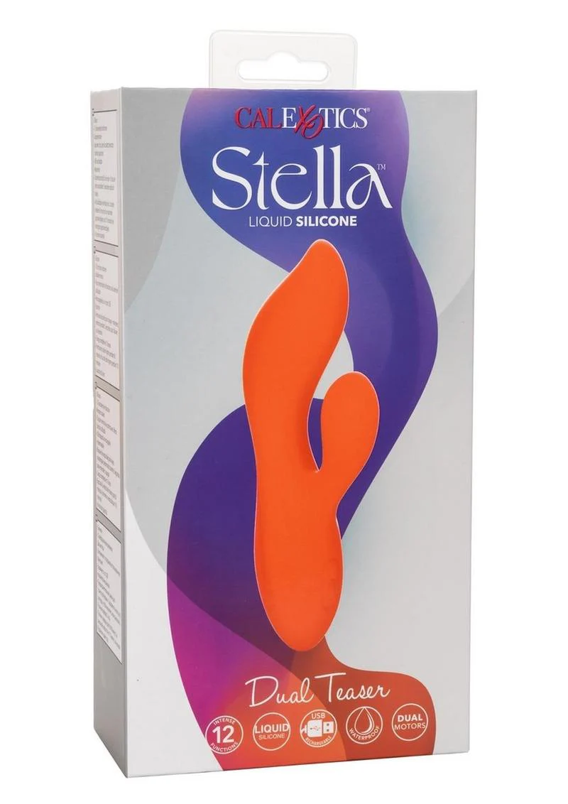Stella Liquid Silicone Dual Teaser Rechargeable Vibrator - Image 4
