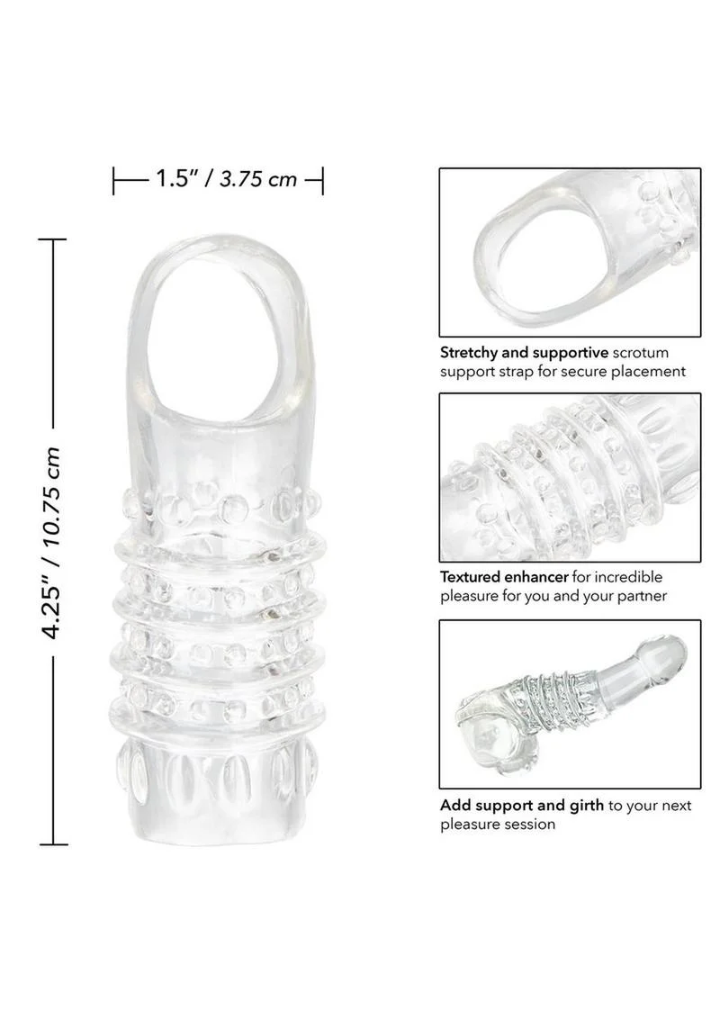 Stimulation Enhancer Textured Penis Sleeve - Image 3