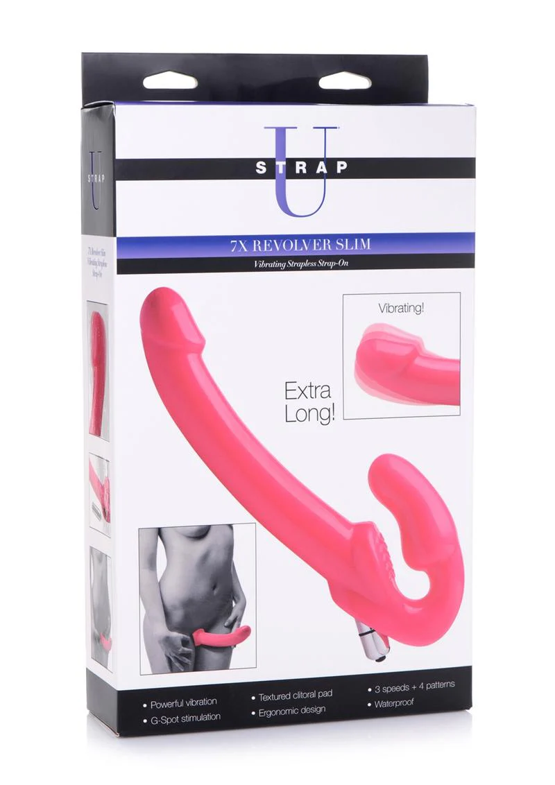 Strap U 7X Revolver Slim Vibrating Strapless Strap-On - Image 4