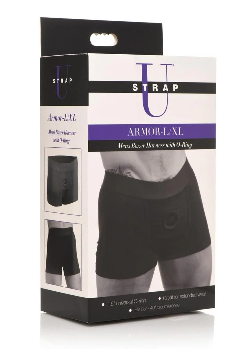 Strap U Armor Mens Boxer Harness with O-Ring - Image 5