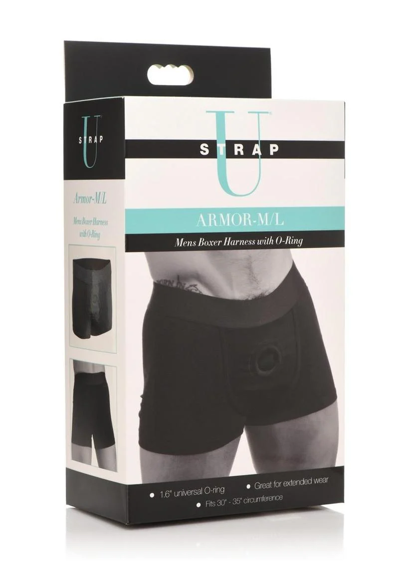 Strap U Armor Mens Boxer Harness with O-Ring - Image 6