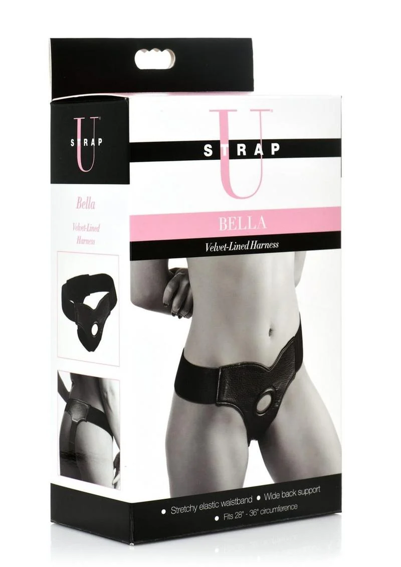 Strap U Bella Velvet-Lined Strap-On Harness Adjustable Luxury Fit - Image 3