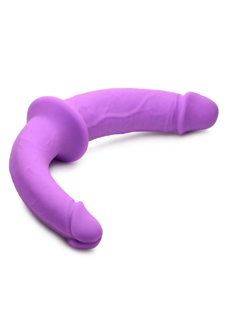 Strap U Double Charmer Harness with Silicone Double Dildo - Image 2