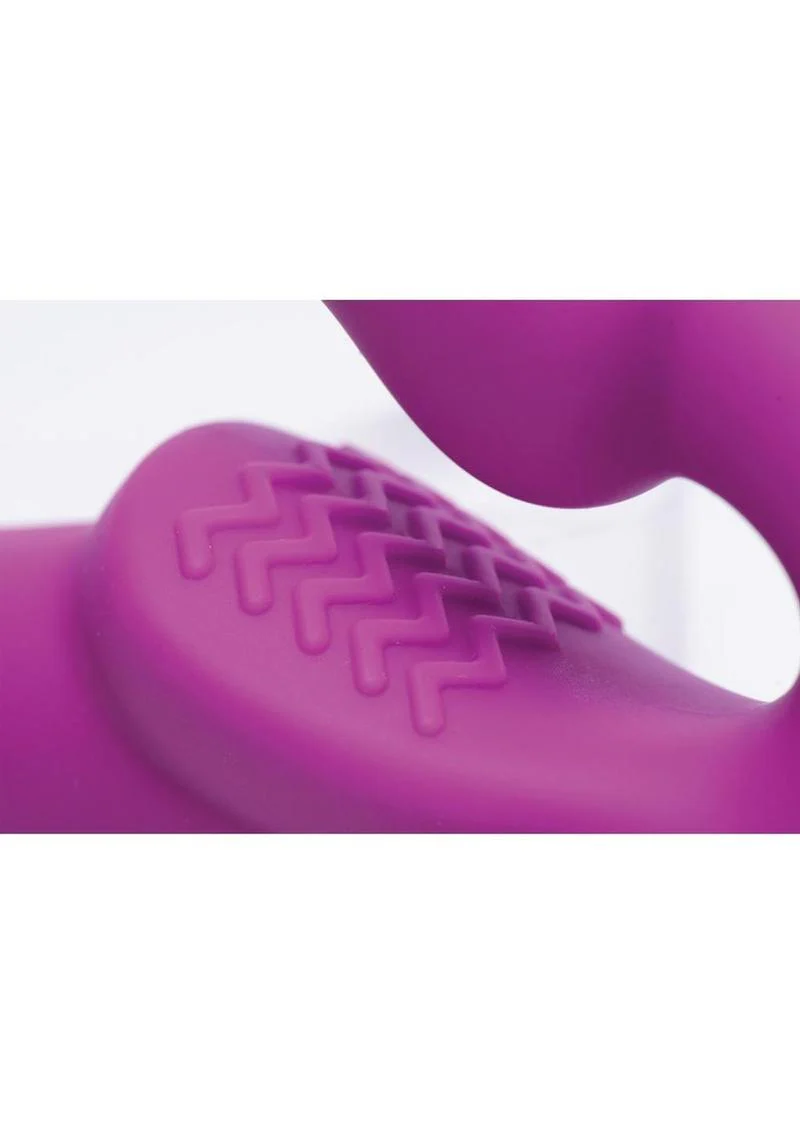 Strap U Evoke Vibrating Strapless Silicone Strap-On Dildo - Image 3
