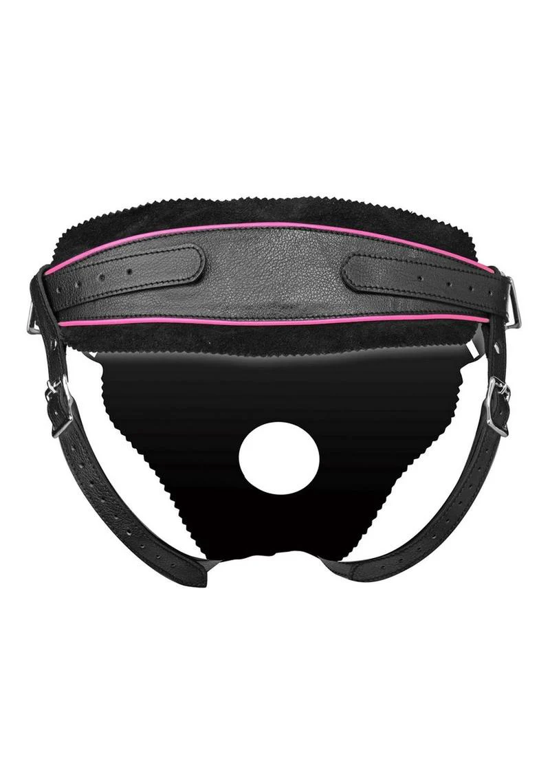 Strap U Flamingo Low Rise Strap-On Adjustable Leather Harness - Image 2