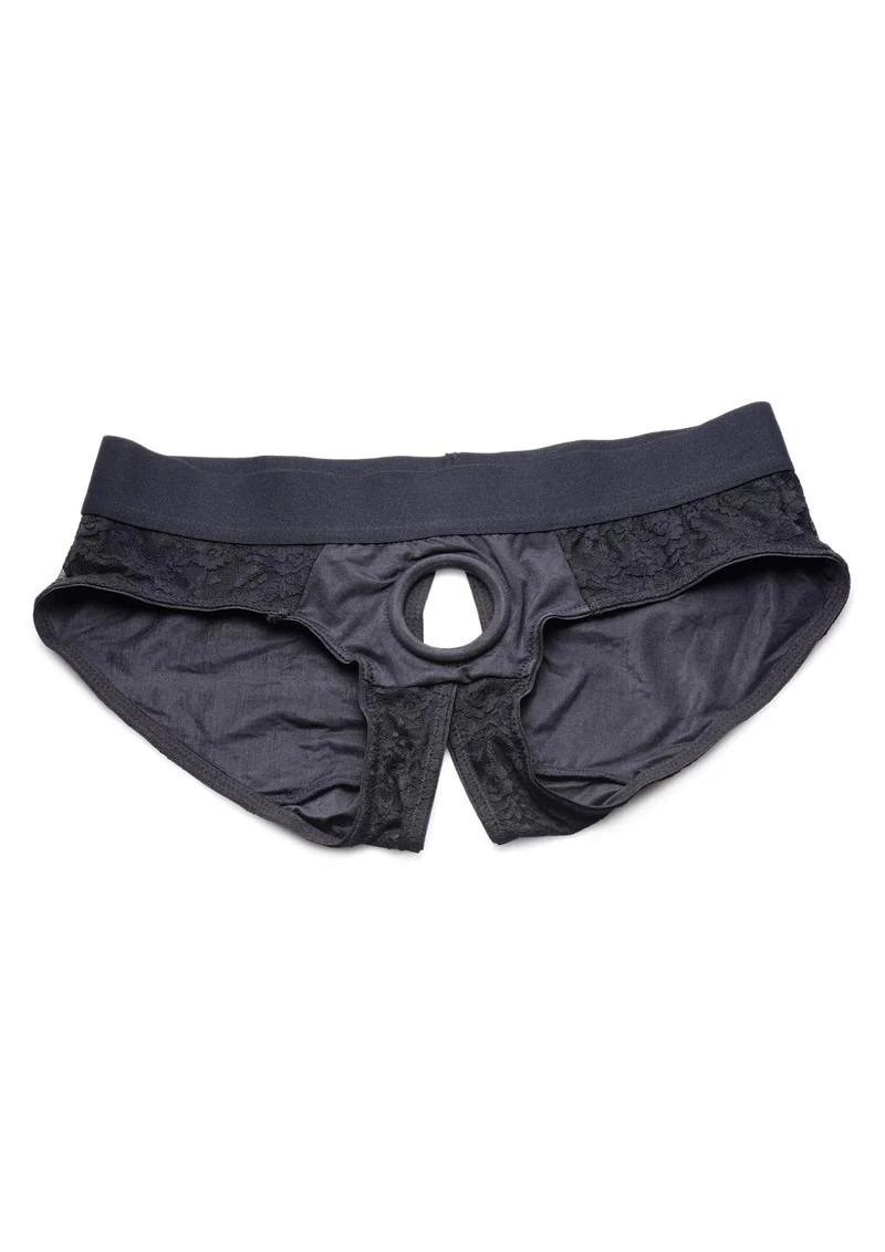 Lace Envy Crotchless Panty Harness