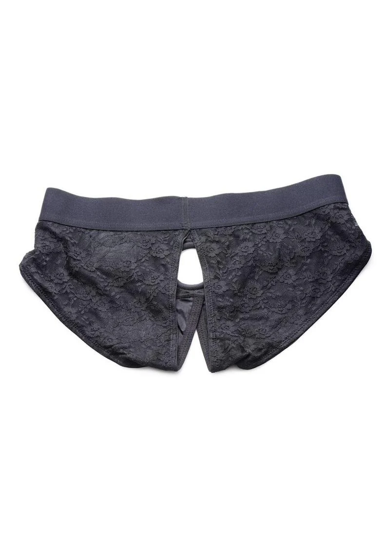 Lace Envy Crotchless Panty Harness - Image 2