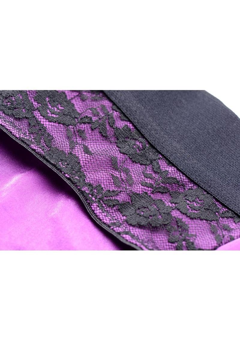 Strap U Lace Envy Crotchless Panty Harness - Small/Medium - Image 3