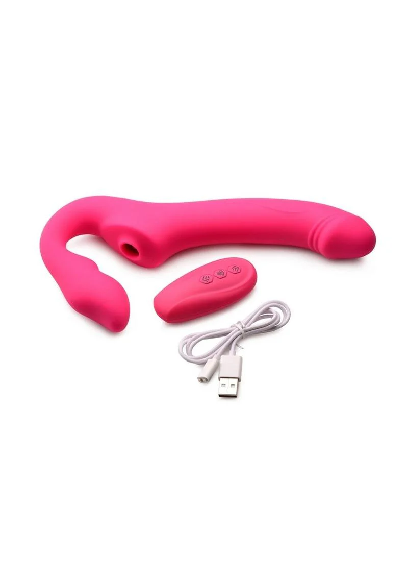 Strap U Mighty Licker Licking And Vibrating Strapless Strap-On - Image 2