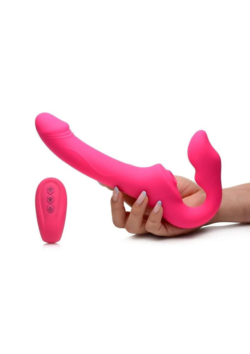 Strap U Mighty Licker Licking And Vibrating Strapless Strap-On - Image 3