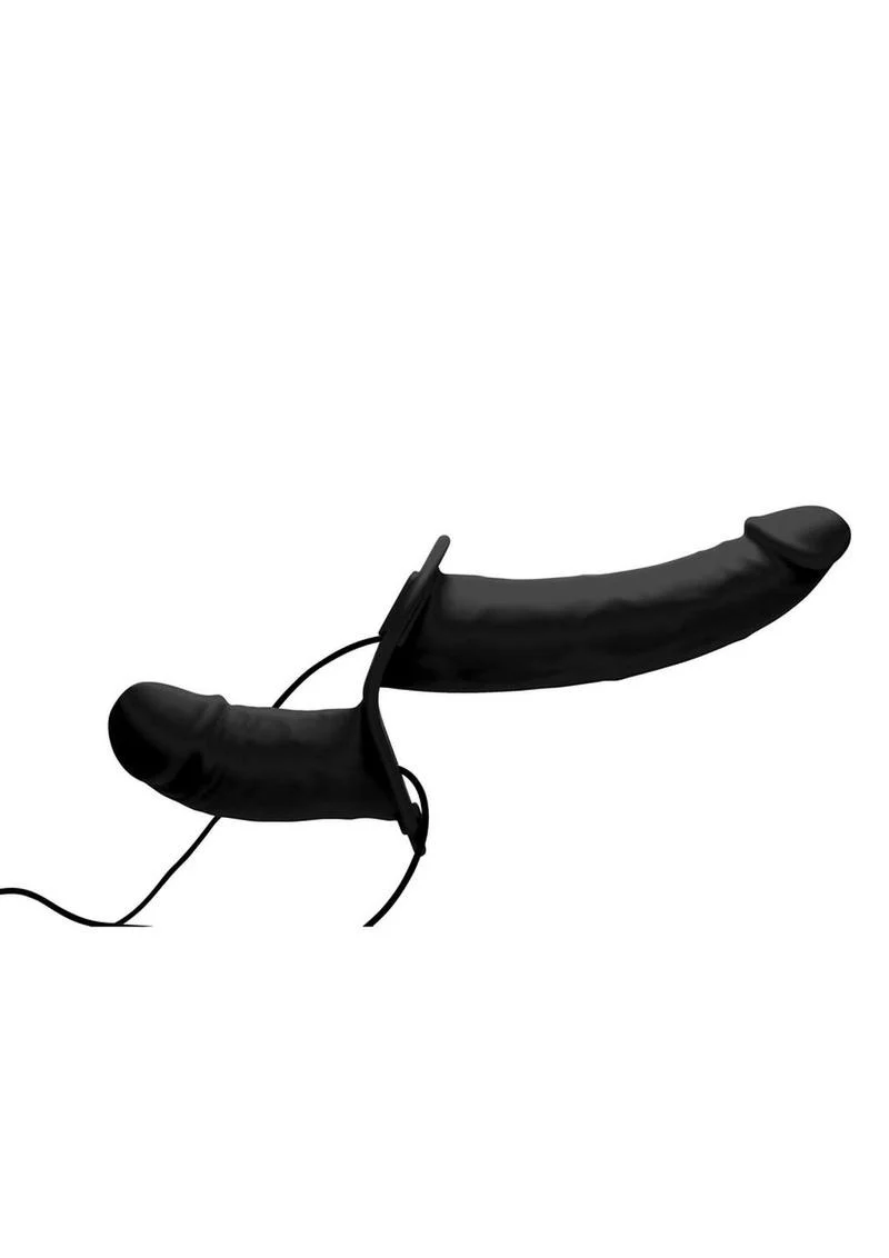 Strap U Power Pegger Silicone Vibrating Double Pleasure Strap-On - Image 3