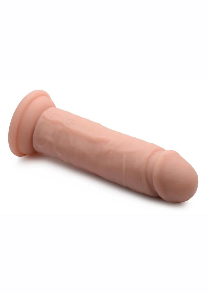 Strap U Power Player 28X Vibrating Rechargeable Silicone Dildo with Remote - Image 2