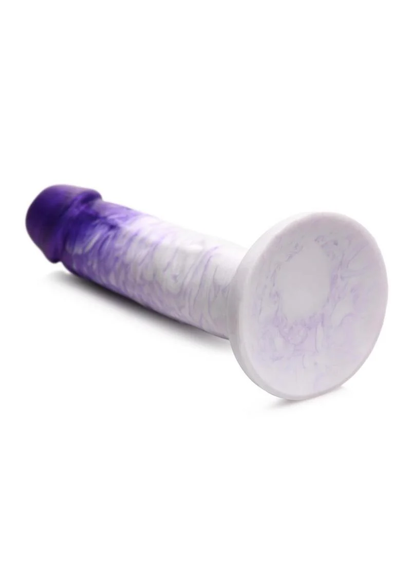Strap U Real Swirl Silicone Dildo Realistic Veined Design - Image 6
