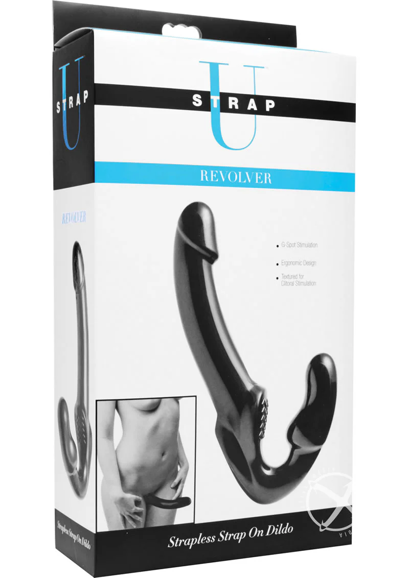 Strap U Revolver G-Spot Strapless Strap-On Dildo - Image 4