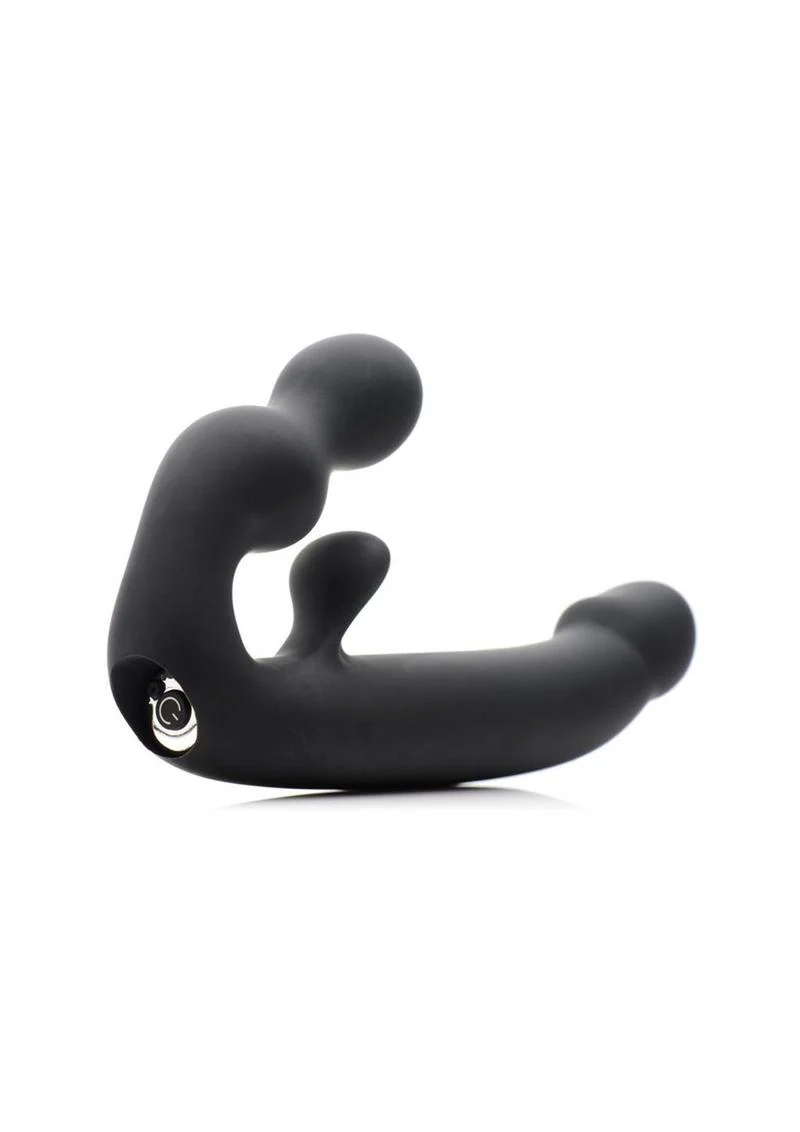 Strap U Tri-Volver Rechargeable Silicone Strapless Strap-On - Image 2