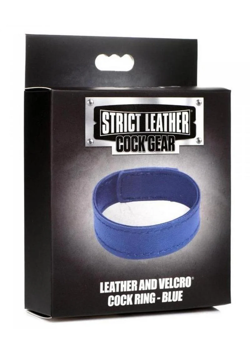 Strict Leather Leather And Velcro Cock Ring - Image 7