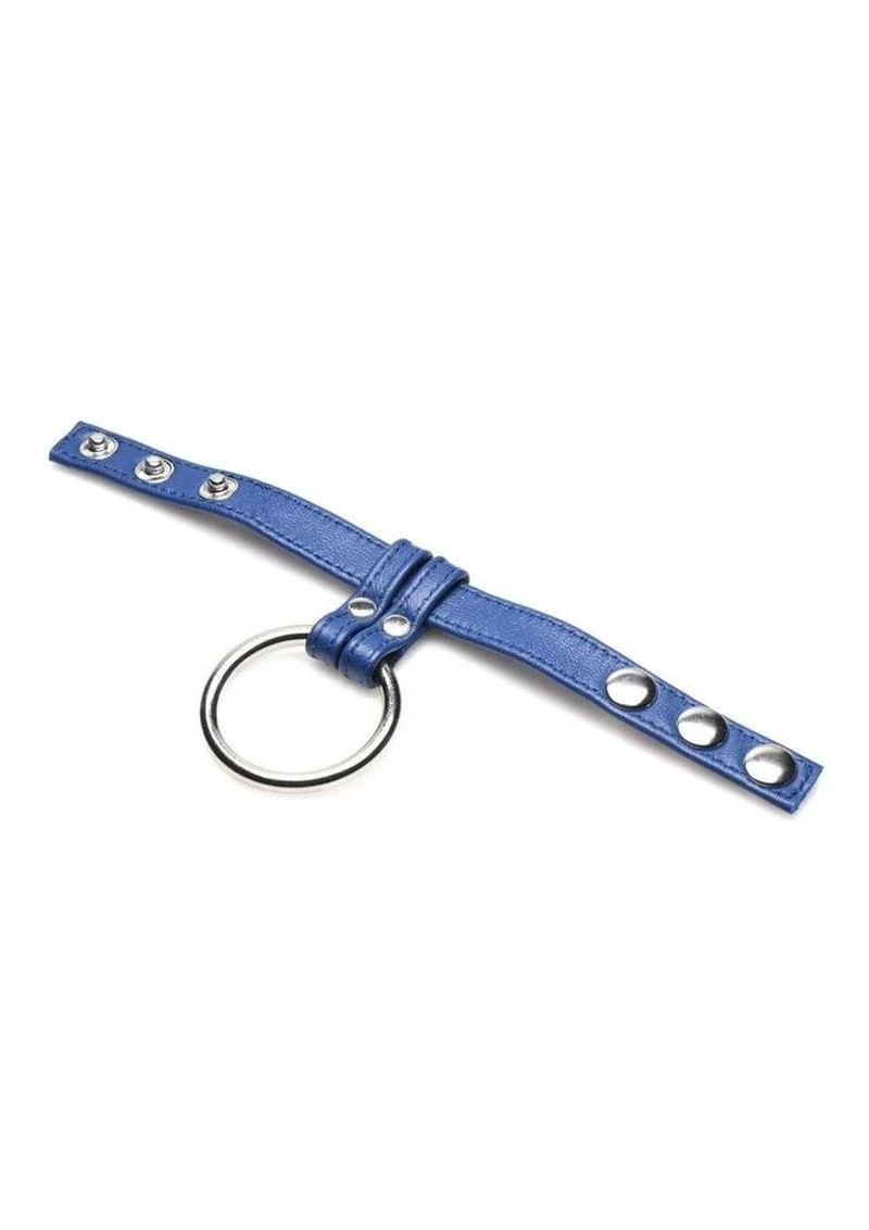 Strict Leather Premium Leather and Steel Cock and Ball Ring - Image 2