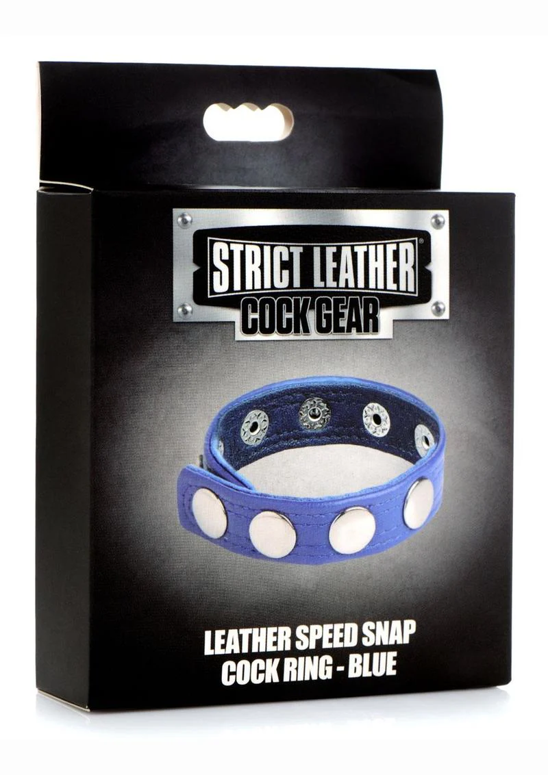 Strict Leather Speed Snap Cock Adjustable Leather Ring - Image 9