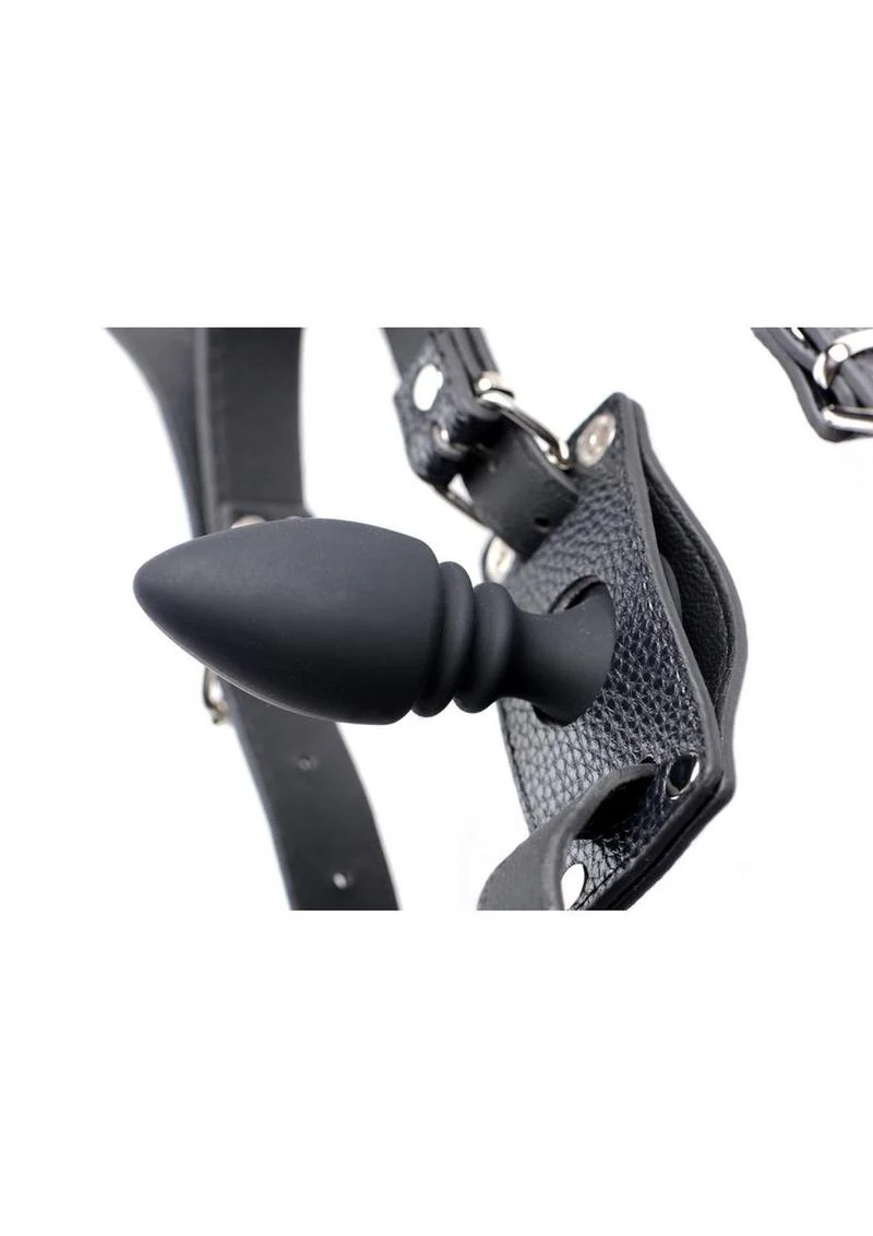 Strict Male Harness with Premium Silicone Anal Plug - Image 2