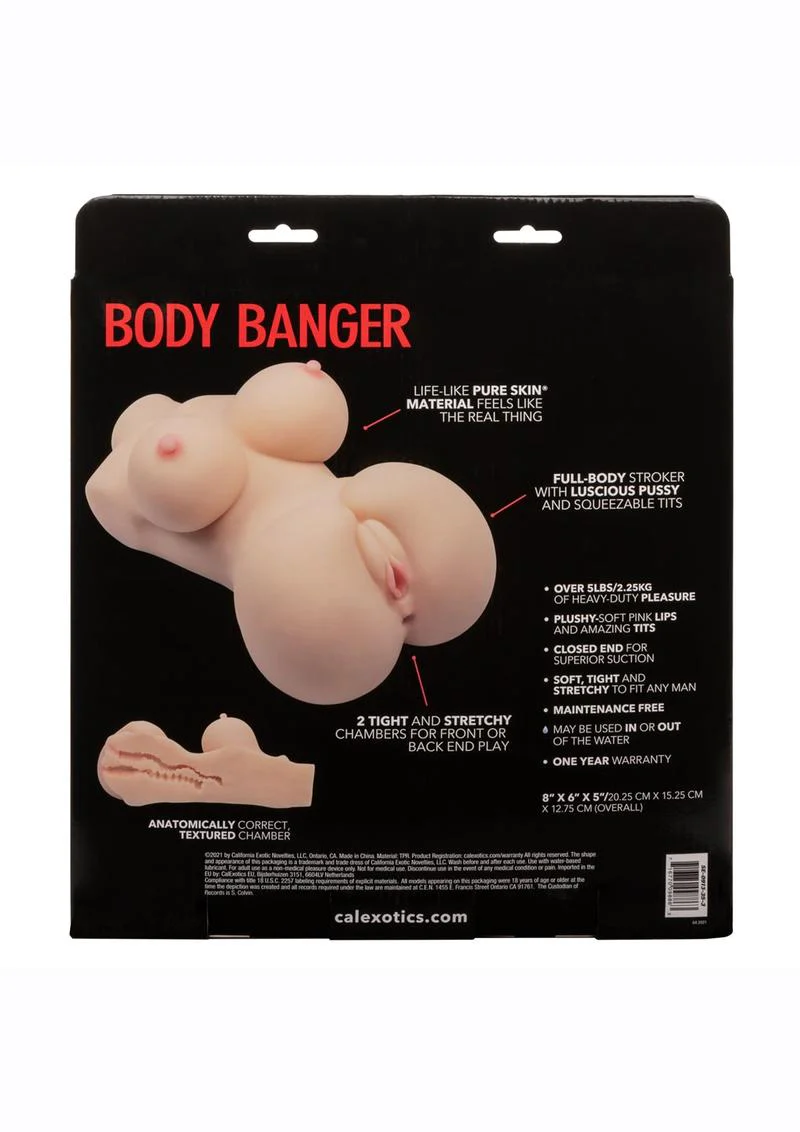 Stroke It Body Banger Masturbator Over 5 lbs Life-Like Skin - Image 5