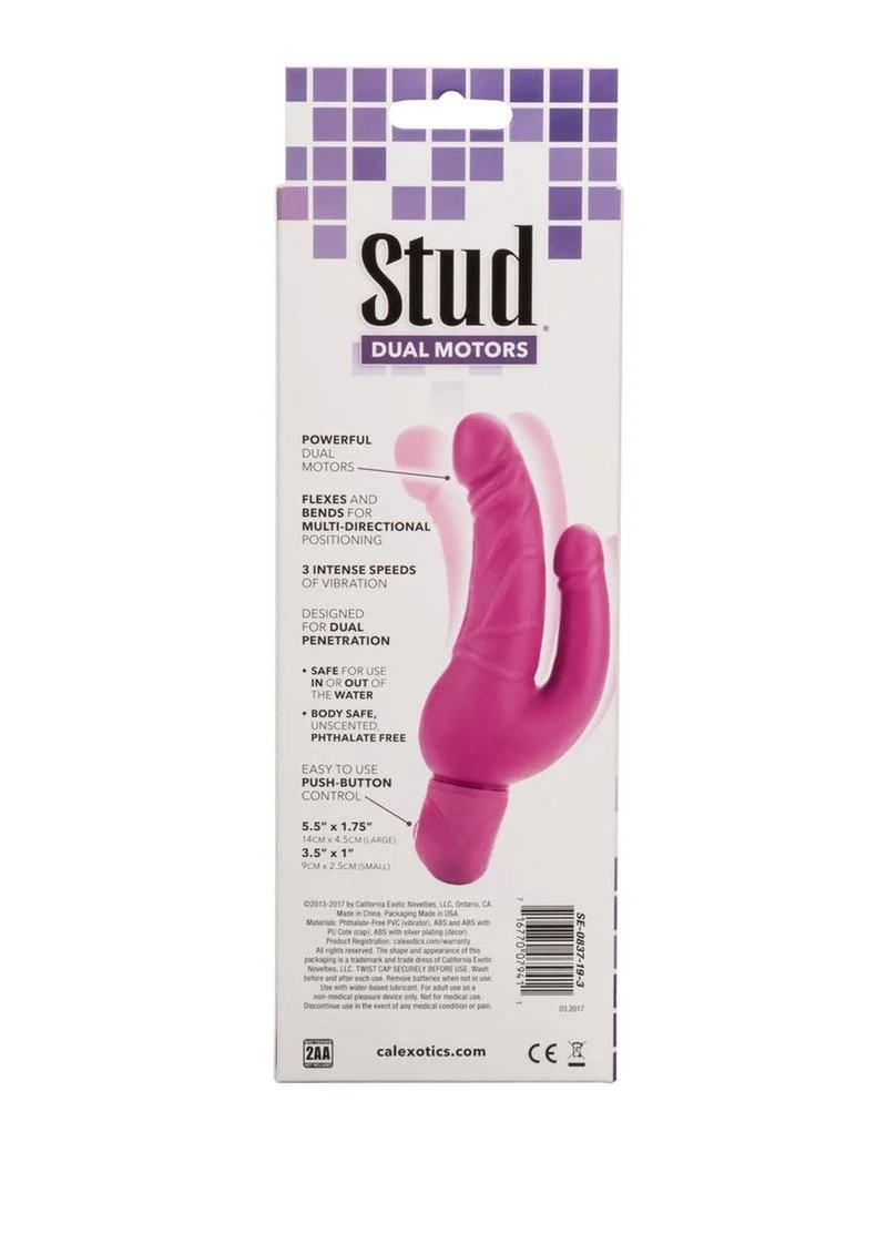 Stud Dual Motors Bendie Over and Under Vibrator - Image 5