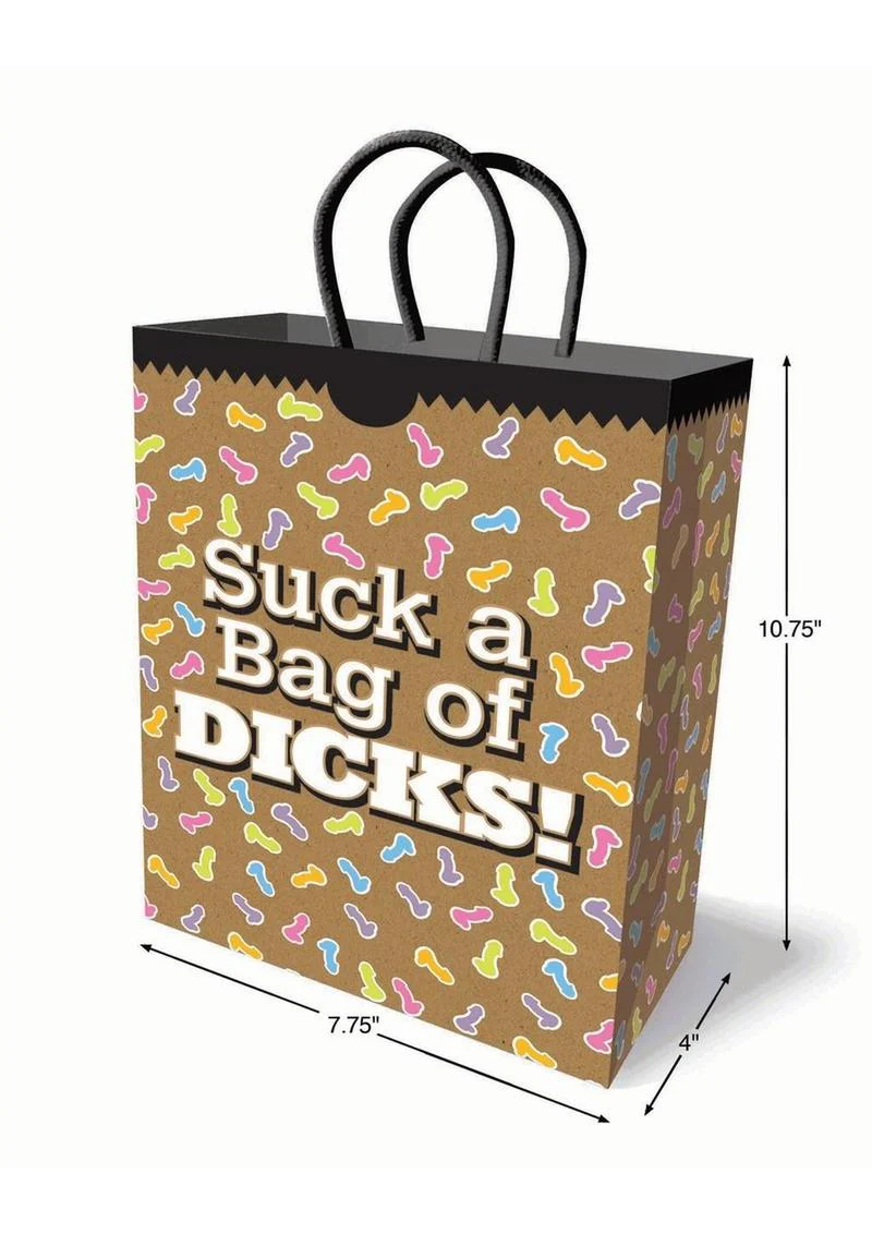 Suck a Bag of Dicks Gift Bag Fun And Cheeky Gift Packaging for Adults - Image 2