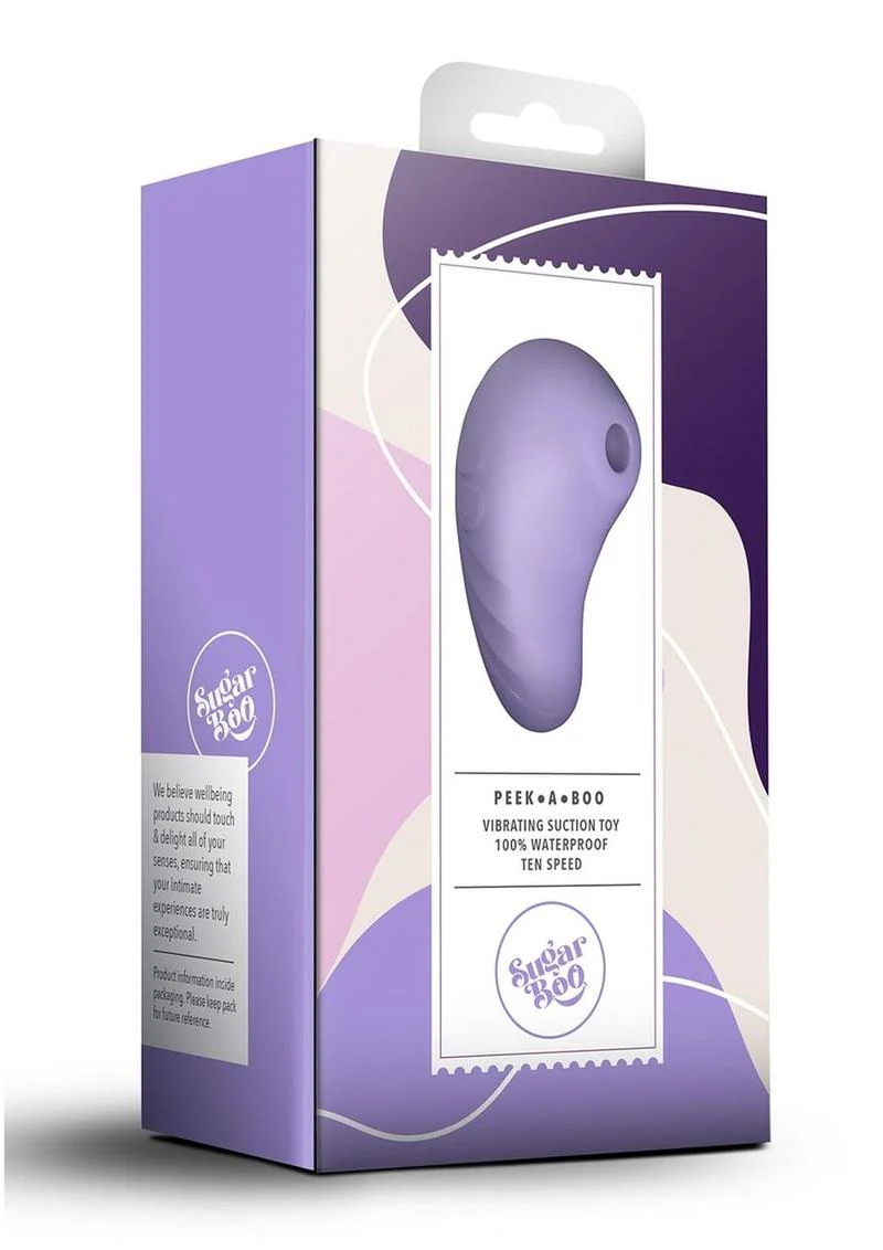 Sugar Boo Peek-A-Boo Vibrating Suction Toy 10-Speed Lilac - Image 3