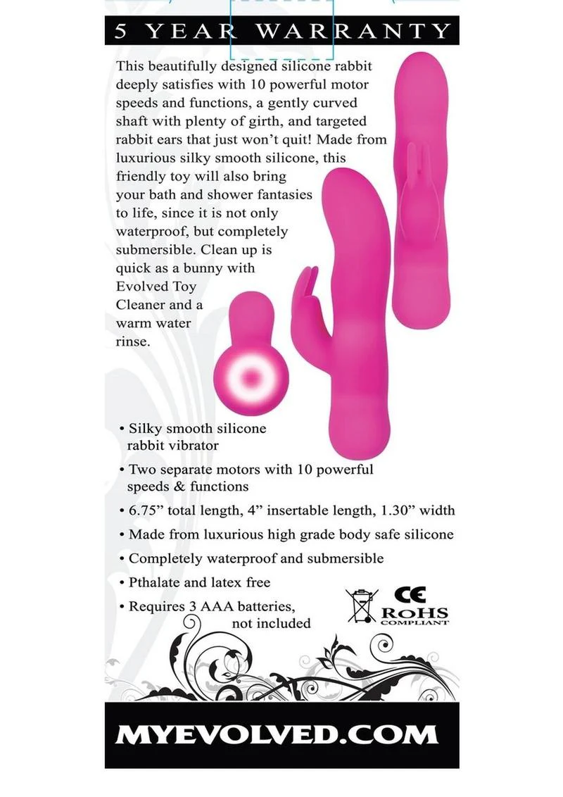 Sugar Bunny Silicone Vibrator - Image 3