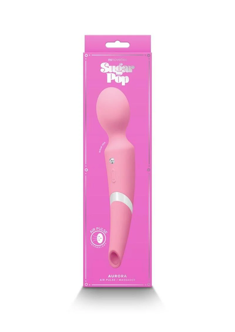 Sugar Pop Aurora Rechargeable Silicone Wand Smooth and Powerful - Image 7